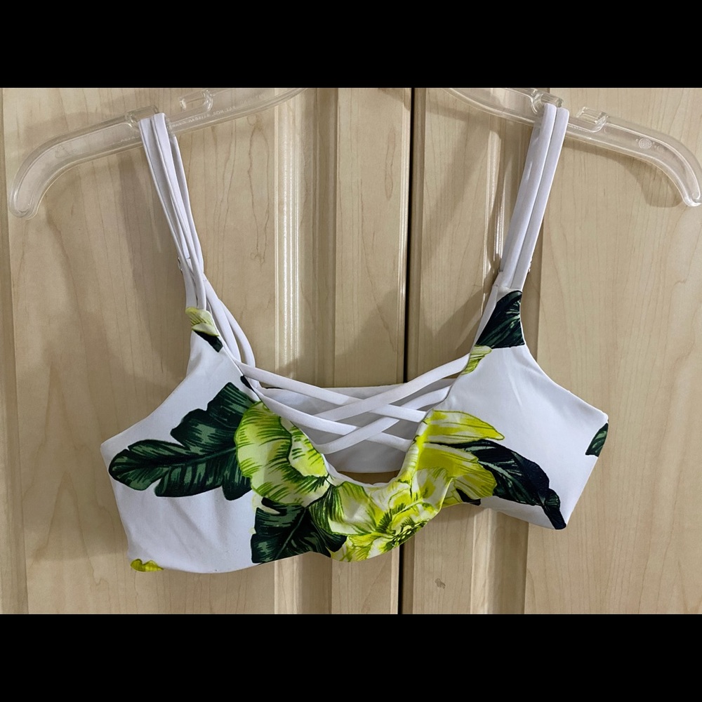 Floral Bathing Suit Top